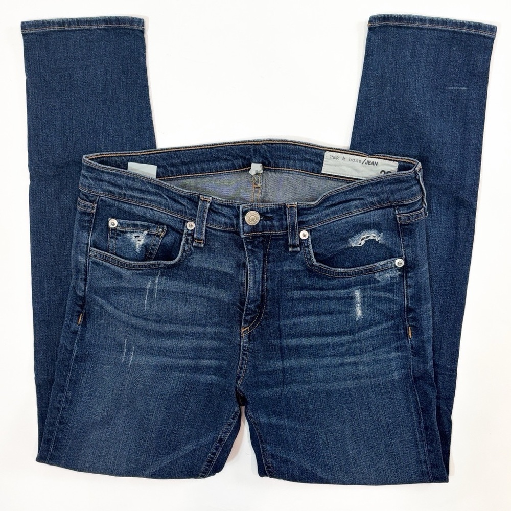 Rag & Bone Collette Capri Cropped Skinny Leg Designer Denim Jeans